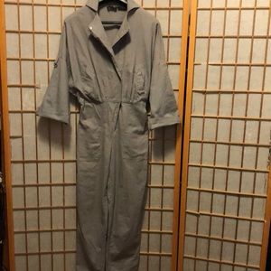 Just class jumpsuit taupe small. Vintage